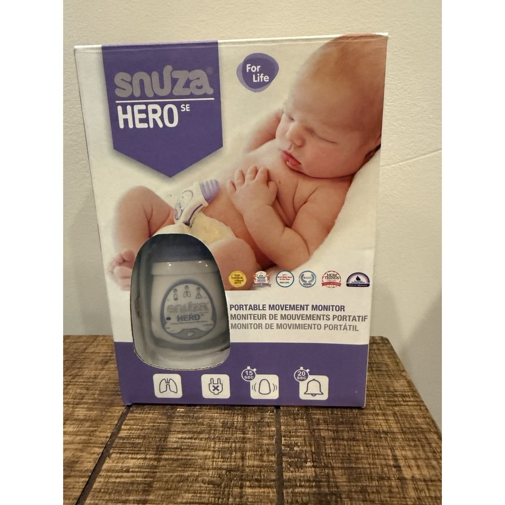Snuza Hero SE Portable Baby Movement Monitor Wearable Alarm Vibration